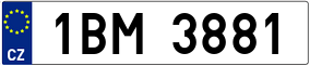 Truck License Plate